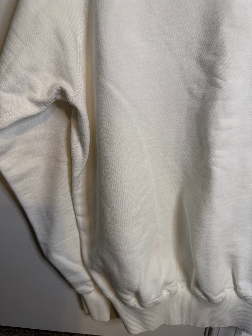 Polo by Ralph Lauren White Crewneck Sweatshirt with Small Navy Pony - Picture 10 of 10